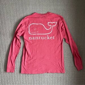 Vineyard Vines Vintage Whale Nantucket Long-Sleeve Pocket Tee